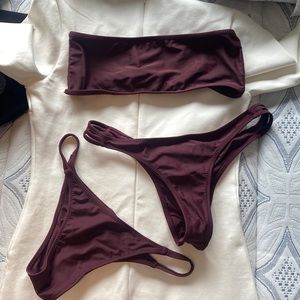 White fox swim bikini